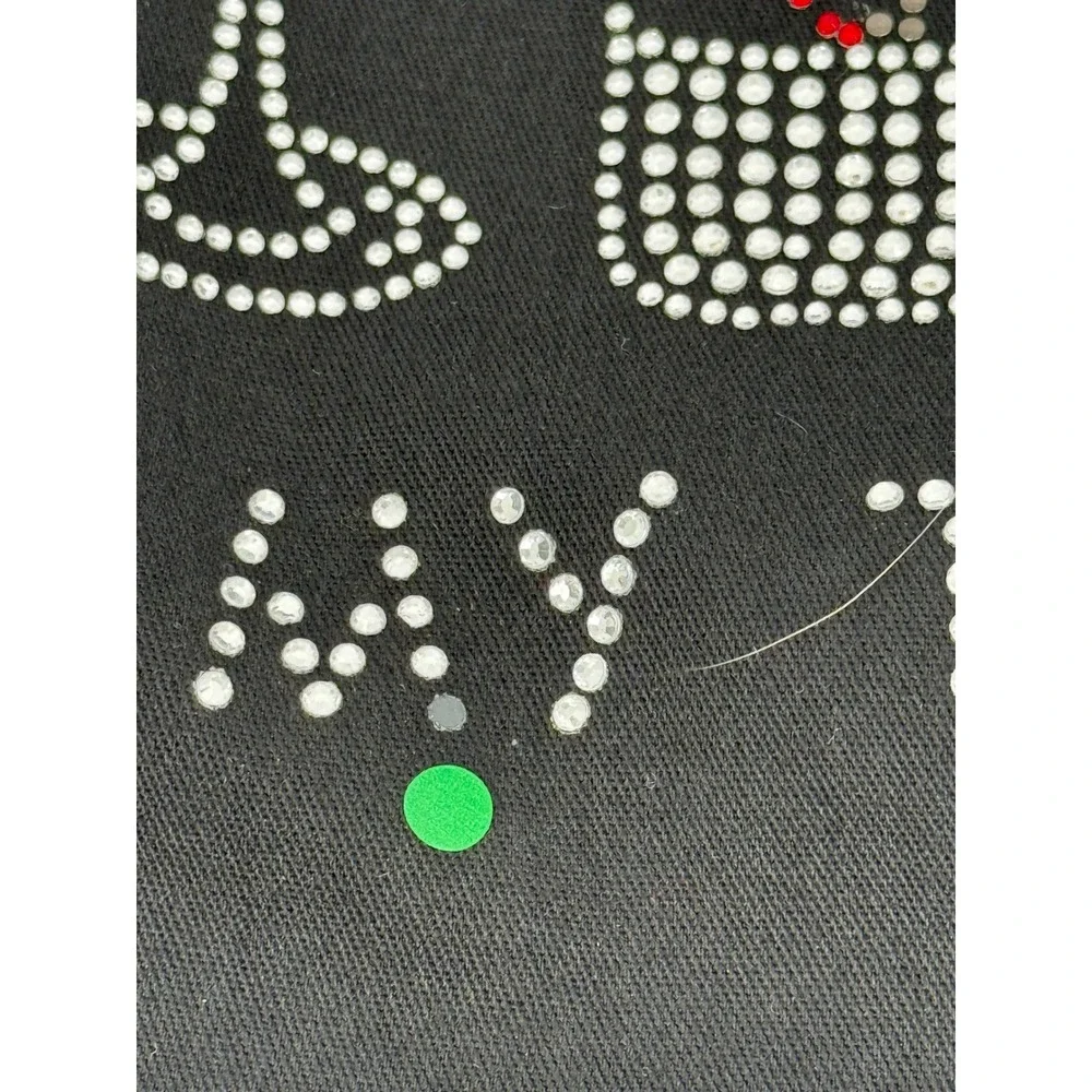 Kaufman Black Apron Rhinestone Drink My Therapy Kitchen Chef‎ Cooking Baking